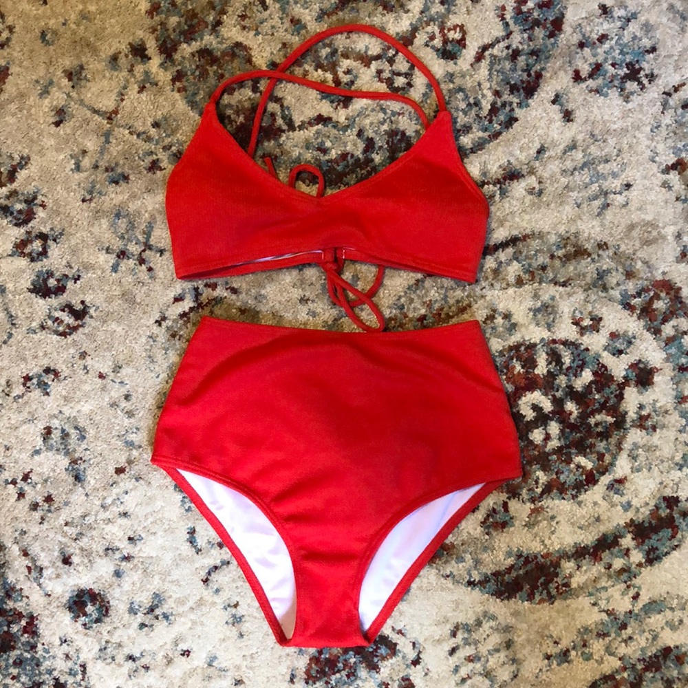 High waisted bikini